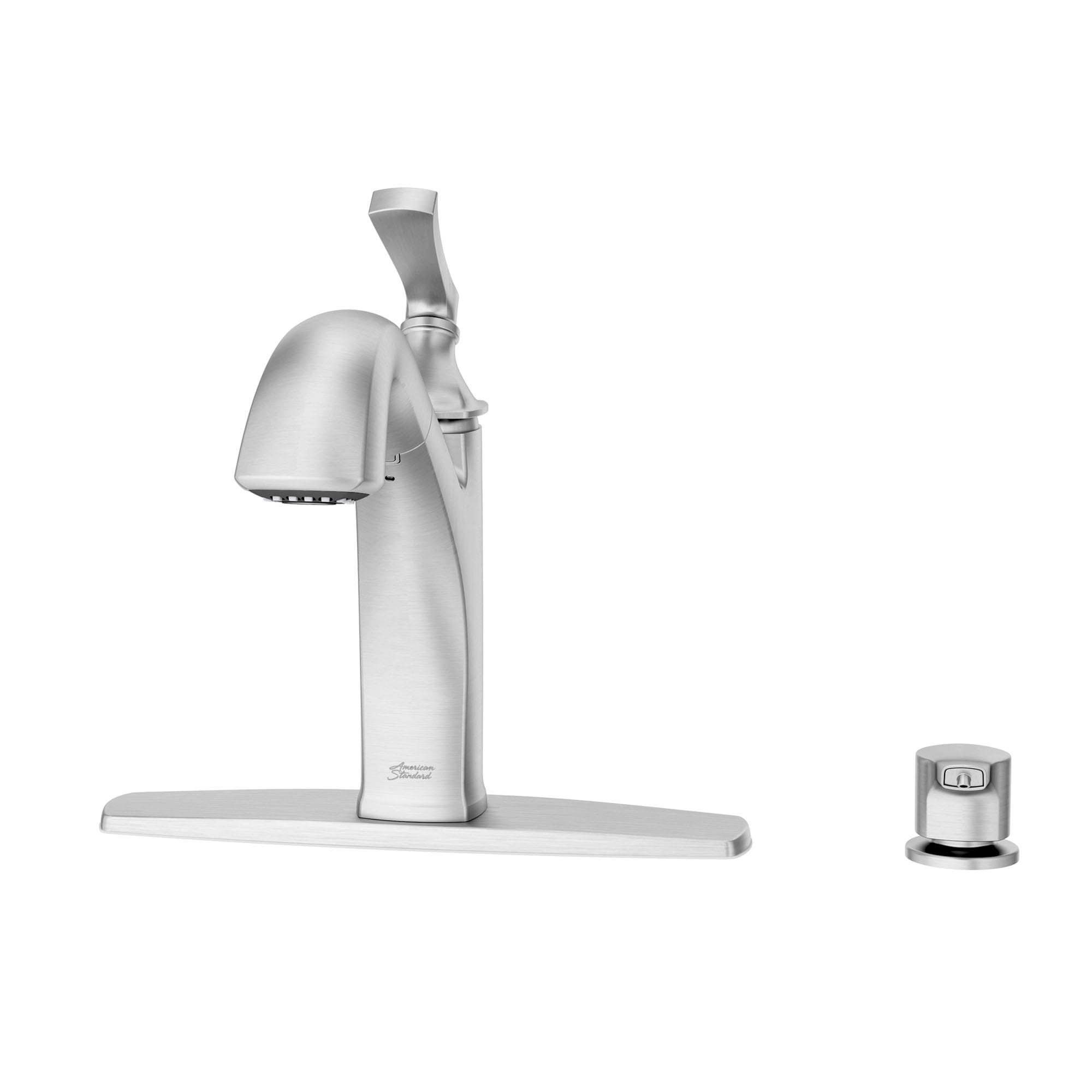American Standard Kaleta Pullout Kitchen Faucet with Soap Dispenser STAINLESS STL